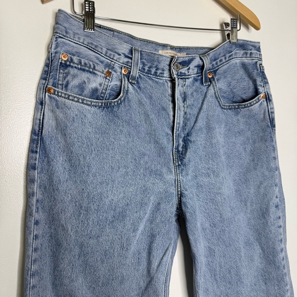Levi’s Low Pro Straight Leg Women's Blue Jeans Size 31 Cotton - Picture 5 of 7